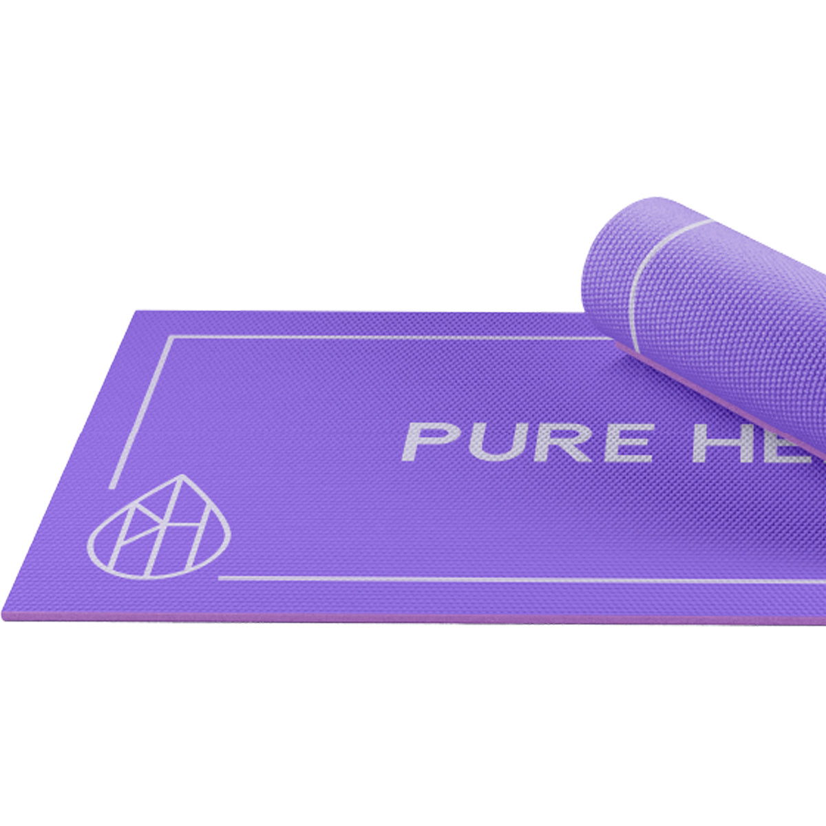 Purple yoga mat